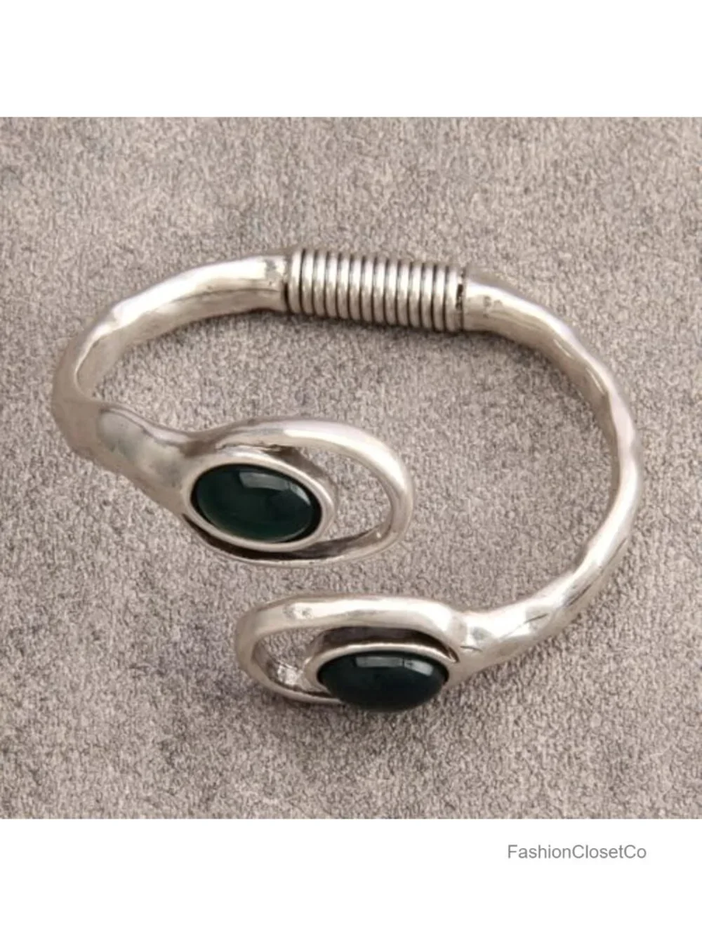 Chunky Cuff Bracelet Copper Open Bangle Stackable Statement Wrap